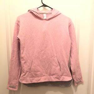 Athleta girls pink hoodie sweater